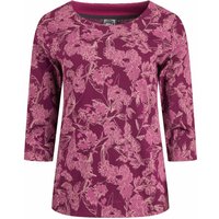 Weird Fish Pinto Printed Jersey T-Shirt Plum Size 18 Weird Fish Pinto Printed Jersey T-Shirt Plum Size 18