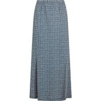 Weird Fish Ares Printed Jersey A-Line Maxi Skirt Navy Size 14 Weird Fish Ares Printed Jersey A-Line Maxi Skirt Navy Size 14