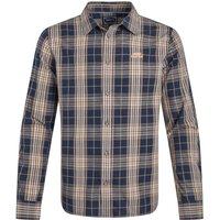 Weird Fish Lando Long Sleeve Check Shirt Navy Size 4XL Weird Fish Lando Long Sleeve Check Shirt Navy Size 4XL