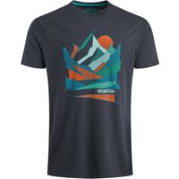 Weird Fish Aspect Mountains Front Print Graphic T-Shirt Black Size 2XL Weird Fish Aspect Mountains Front Print Graphic T-Shirt Black Size 2XL