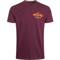 Weird Fish Mountain Valley Back Print Graphic T-Shirt Aubergine Size 2XL Weird Fish Mountain Valley Back Print Graphic T-Shirt Aubergine Size 2XL