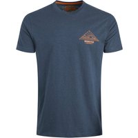 Weird Fish Pyramid View Back Print Graphic T-Shirt Navy Size S Weird Fish Pyramid View Back Print Graphic T-Shirt Navy Size S