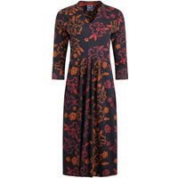 Weird Fish Isolde Printed Jersey Midi Dress Nightshade Size 22 Weird Fish Isolde Printed Jersey Midi Dress Nightshade Size 22