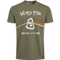 Weird Fish Carp Side Front Print Artist T-Shirt Deep Lichen Green Size 3XL Weird Fish Carp Side Front Print Artist T-Shirt Deep Lichen Green Size 3XL
