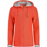 Weird Fish Chicoa Full Zip Macaroni Hoodie Hot Coral Size 8 Weird Fish Chicoa Full Zip Macaroni Hoodie Hot Coral Size 8