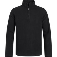 Weird Fish Newport 1/4 Zip Ribbed Fleece Black Size 2XL Weird Fish Newport 1/4 Zip Ribbed Fleece Black Size 2XL