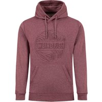 Weird Fish Perranporth Embossed Grindle Hoodie Antique Cherry Size 4XL Weird Fish Perranporth Embossed Grindle Hoodie Antique Cherry Size 4XL