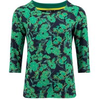 Weird Fish Rachel Printed Jersey T-Shirt Night Blue Size 10 Weird Fish Rachel Printed Jersey T-Shirt Night Blue Size 10