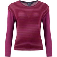 Weird Fish Calfee Striped Long Sleeve T-Shirt Beet Size 18 Weird Fish Calfee Striped Long Sleeve T-Shirt Beet Size 18