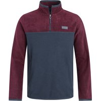 Weird Fish Tristan 1/4 Zip Colour Block Microfleece Aubergine Size 3XL Weird Fish Tristan 1/4 Zip Colour Block Microfleece Aubergine Size 3XL