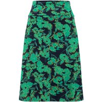 Weird Fish Malmo Printed Jersey Stretch Skirt Night Blue Size 14 Weird Fish Malmo Printed Jersey Stretch Skirt Night Blue Size 14