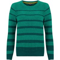 Weird Fish Wanda Cosy Knit Stripe Jumper Green Ivy Size 10 Weird Fish Wanda Cosy Knit Stripe Jumper Green Ivy Size 10