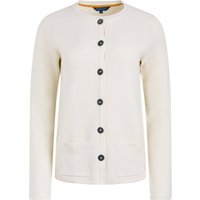 Weird Fish Hayley Knitted Cardigan Chalk Size 10 Weird Fish Hayley Knitted Cardigan Chalk Size 10