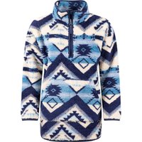 Weird Fish Pikard Printed Plush Qtr Zip Fleece Eclipse Blue Size 12 Weird Fish Pikard Printed Plush Qtr Zip Fleece Eclipse Blue Size 12