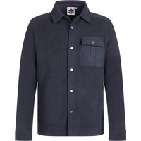 Weird Fish Boyd Plain Polar Fleece Shirt Navy Size 4XL Weird Fish Boyd Plain Polar Fleece Shirt Navy Size 4XL