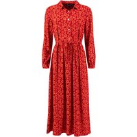 Weird Fish Steffan Printed Maxi Shirt Dress Garnet Size 8 Weird Fish Steffan Printed Maxi Shirt Dress Garnet Size 8