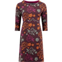 Weird Fish Shafika Organic Cotton Printed Jersey Dress Mulled Wine Size 12 Weird Fish Shafika Organic Cotton Printed Jersey Dress Mulled Wine Size 12