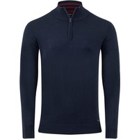 Weird Fish Frederick 1/4 Zip Fine Knit Jumper Midnight Size 4XL Weird Fish Frederick 1/4 Zip Fine Knit Jumper Midnight Size 4XL