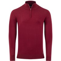 Weird Fish Frederick 1/4 Zip Fine Knit Jumper Port Size 2XL Weird Fish Frederick 1/4 Zip Fine Knit Jumper Port Size 2XL