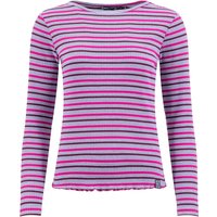 Weird Fish Thorne Ribbed Long Sleeve Top Fuchsia Punch Size 18 Weird Fish Thorne Ribbed Long Sleeve Top Fuchsia Punch Size 18