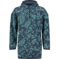 Weird Fish Ester Eco Printed Polar Popover Hoodie Green Ivy Size 20 Weird Fish Ester Eco Printed Polar Popover Hoodie Green Ivy Size 20