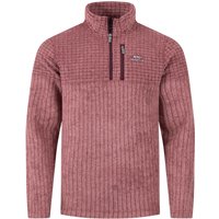 Weird Fish Longmont 1/4 Zip Stripe Grid Fleece Port Size 2XL Weird Fish Longmont 1/4 Zip Stripe Grid Fleece Port Size 2XL