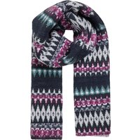 Weird Fish Heathfield Fair Isle Scarf Navy Size ONE Weird Fish Heathfield Fair Isle Scarf Navy Size ONE