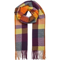 Weird Fish Badida Brushed Check Scarf Rust Leaves Size ONE Weird Fish Badida Brushed Check Scarf Rust Leaves Size ONE