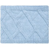 Weird Fish Candy Cable Knitted Faux Fur Lined Snood Lake Blue Size ONE Weird Fish Candy Cable Knitted Faux Fur Lined Snood Lake Blue Size ONE