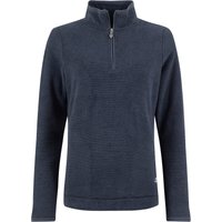Weird Fish Sarah 1/4 Zip Textured Fleece Midnight Size 8