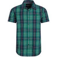 Weird Fish Sunnymead Short Sleeve Check Shirt Dark Blue Size S Weird Fish Sunnymead Short Sleeve Check Shirt Dark Blue Size S