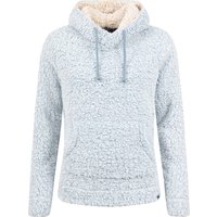 Weird Fish Yara Cosy Fleece Hoodie Powder Blue Size 22 Weird Fish Yara Cosy Fleece Hoodie Powder Blue Size 22