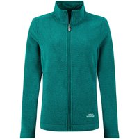 Weird Fish Cheryl Textured Full Zip Fleece Peacock Blue Size 20 Weird Fish Cheryl Textured Full Zip Fleece Peacock Blue Size 20