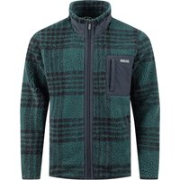 Weird Fish Lucian Full Zip Jacquard Borg Fleece Cedar Green Size XL Weird Fish Lucian Full Zip Jacquard Borg Fleece Cedar Green Size XL