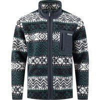 Weird Fish Lucian Full Zip Jacquard Borg Fleece Navy Size XL Weird Fish Lucian Full Zip Jacquard Borg Fleece Navy Size XL