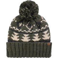 Weird Fish Scotsdale Fair Isle Bobble Hat Deep Lichen Green Size ONE Weird Fish Scotsdale Fair Isle Bobble Hat Deep Lichen Green Size ONE