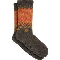 Weird Fish Kochi Fair Isle Cosy Lined Slipper Sock Deep Lichen Green Size 7-11 Weird Fish Kochi Fair Isle Cosy Lined Slipper Sock Deep Lichen Green Size 7-11