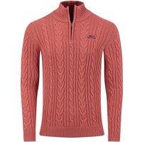 Weird Fish Heath 1/4 Zip Cable Knit Jumper Nantucket Size 2XL Weird Fish Heath 1/4 Zip Cable Knit Jumper Nantucket Size 2XL