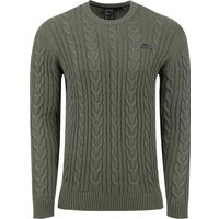 Weird Fish Griffen Cable Knit Jumper Woodland Sage Size 4XL Weird Fish Griffen Cable Knit Jumper Woodland Sage Size 4XL