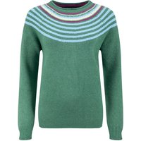 Weird Fish Sinatra Patterned Knit Jumper Ivy Size 14 Weird Fish Sinatra Patterned Knit Jumper Ivy Size 14