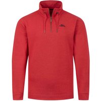 Weird Fish Brampton 1/4 Zip Sweatshirt Barberry Red Marl Size 4XL Weird Fish Brampton 1/4 Zip Sweatshirt Barberry Red Marl Size 4XL