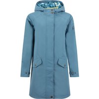 Weird Fish Delara Waterproof Jacket Washed Blue Size 12 Weird Fish Delara Waterproof Jacket Washed Blue Size 12