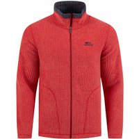 Weird Fish Shires Full Zip Grid Fleece Barberry Red Marl Size 3XL Weird Fish Shires Full Zip Grid Fleece Barberry Red Marl Size 3XL
