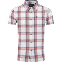 Weird Fish Angeles Short Sleeve Check Shirt White Size 2XL Weird Fish Angeles Short Sleeve Check Shirt White Size 2XL