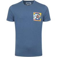 Weird Fish The Whoot Back Print Artist T-Shirt Ensign Blue Size 2XL Weird Fish The Whoot Back Print Artist T-Shirt Ensign Blue Size 2XL