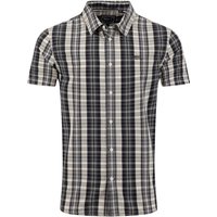 Weird Fish Judd Short Sleeve Check Shirt Black Size 5XL Weird Fish Judd Short Sleeve Check Shirt Black Size 5XL