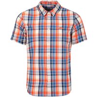 Weird Fish Judd Short Sleeve Check Shirt Light Cream Size S Weird Fish Judd Short Sleeve Check Shirt Light Cream Size S