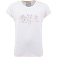 Weird Fish Fetch Front Print Graphic T-Shirt White Size 10 Weird Fish Fetch Front Print Graphic T-Shirt White Size 10