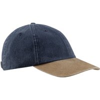 Weird Fish Westbury Colour Block Twill Cap Dark Navy Size ONE Weird Fish Westbury Colour Block Twill Cap Dark Navy Size ONE