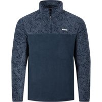 Weird Fish Gilbert 1/4 Zip Printed Microfleece Navy Size 5XL Weird Fish Gilbert 1/4 Zip Printed Microfleece Navy Size 5XL